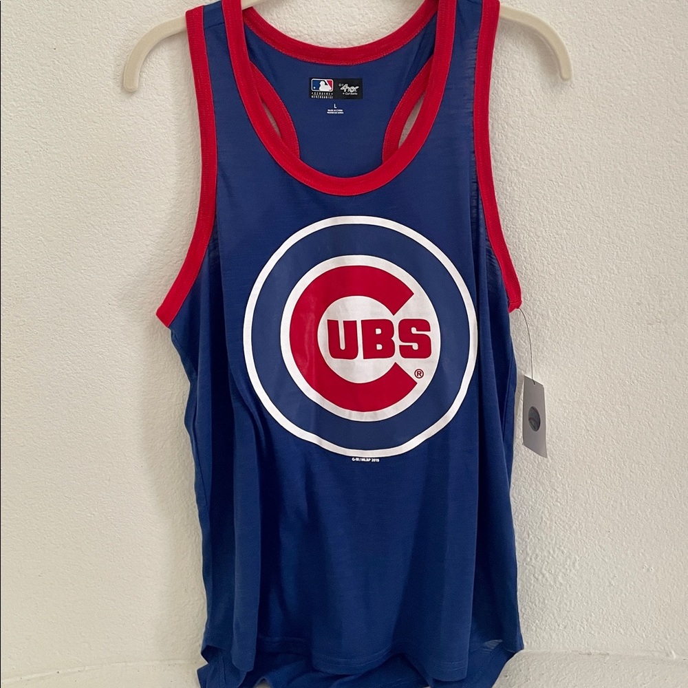 Chicago Cubs Official Racerback tank NWT sz L